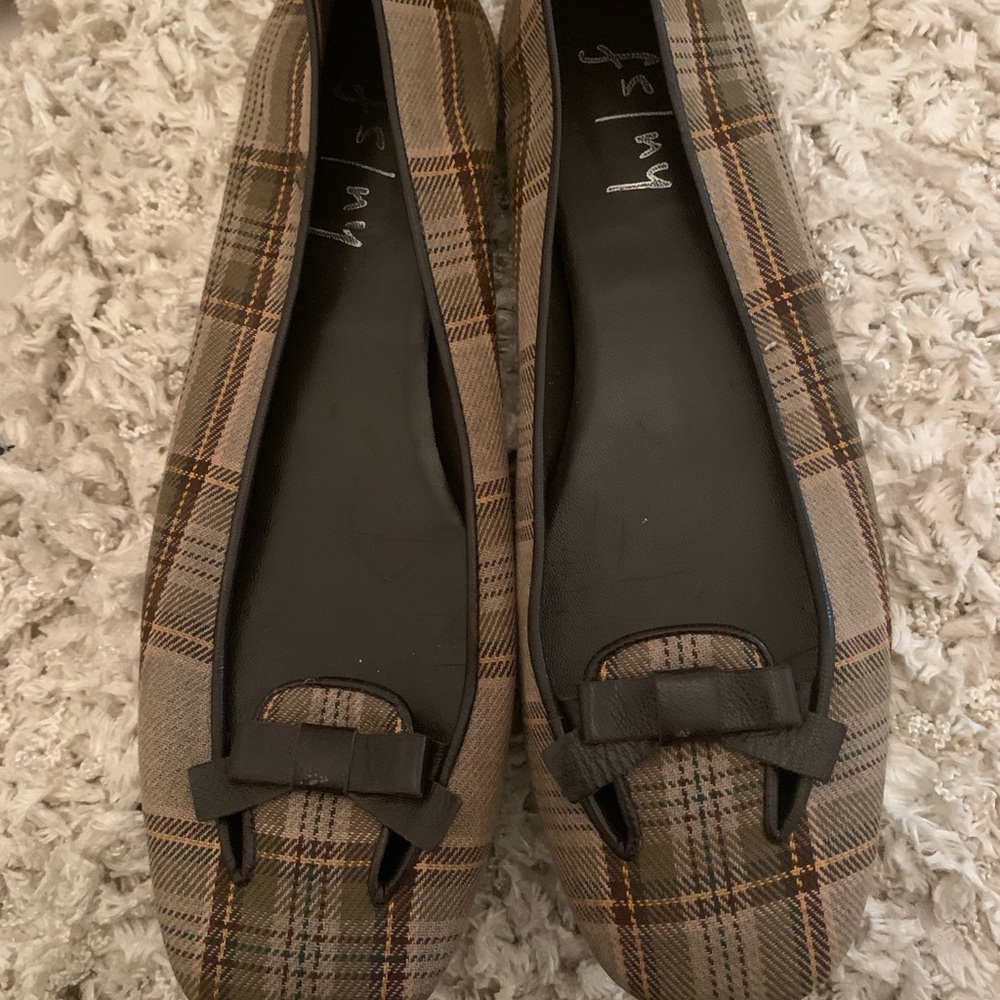 French Sole Ballet 🩰 slipper with Tie in Brown 12